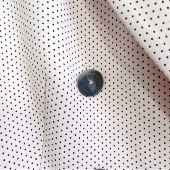 Rebecca Taylor Pindot Blush Pink Polka Dot Blazer - Picture 15 of 16